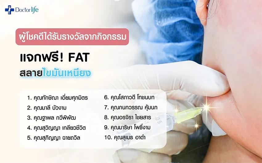 ประกาศรายชื่อผู้โชคดี จากกิจกรรม Like & Share แจก Cellulysis